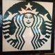Starbucks Goddess built out of LEGOs by the Johnson family, which hangs in the Starbucks shop in Selden, NY.